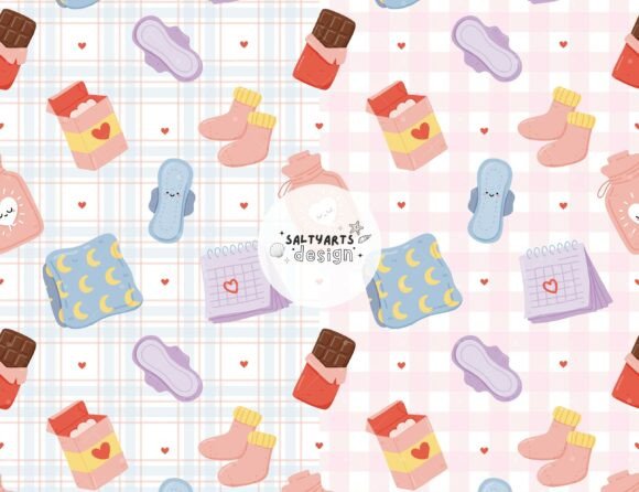 Cozy Period Care Seamless Pattern: A Creative Tool for Every Designer