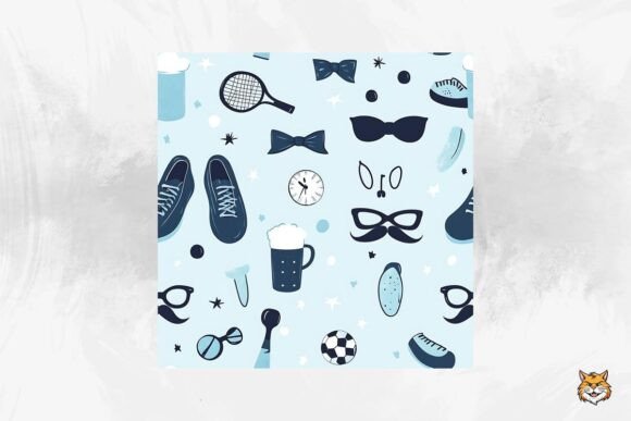 Father’s Day Seamless Pattern: A Creative and Versatile Design Resource for Every Occasion