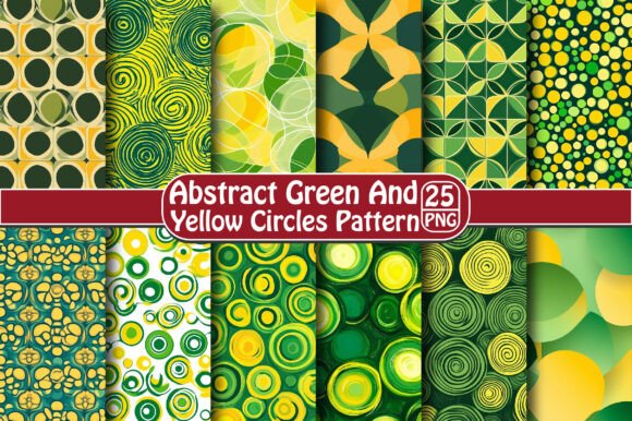 Integrating the Abstract Green Yellow Circles Pattern into Your Creative and Business Workflows