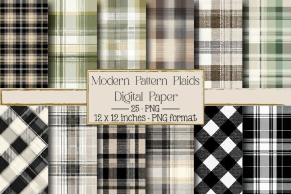 Modern Pattern Plaids: A Versatile Design Choice for Creative Projects