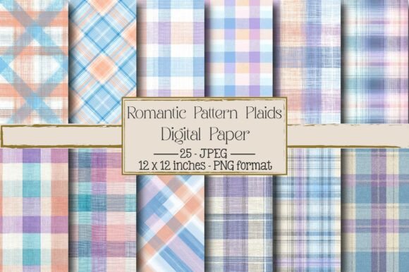 Romantic Pattern Plaids: A Versatile Design Element for Creative Projects