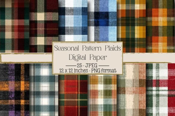 Seasonal Pattern Plaids – 25 Creative Designs for Every Project