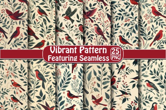 Vibrant Pattern Featuring Seamless: A Versatile Design Asset for Creative Projects